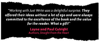 Layne and Paul Cutright endorse Just Write