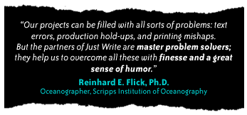 Dr. Ron Flick endorses Just Write Literary & Editorial Partners, LLC