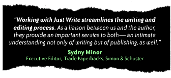 Sydny Minor endorses Just Write Literary & Editorial Partners, LLC